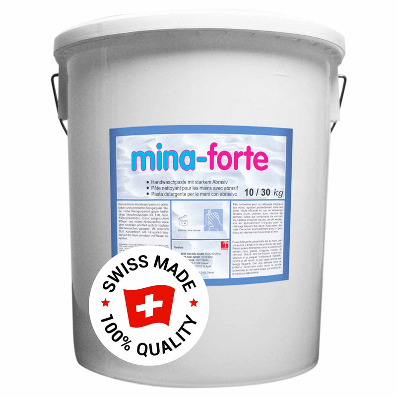 Abrasiv Handseife MINA-FORTE | Kunststoff-Reibemittel | rückfettend | pH-neutral | Pramol