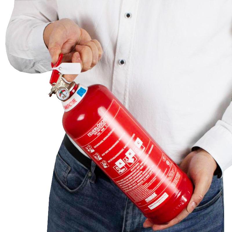 2 kg ABC Profi-Feuerlöscher | Pulver | Dauerdruck | frostsicher -30°C | Mobiak