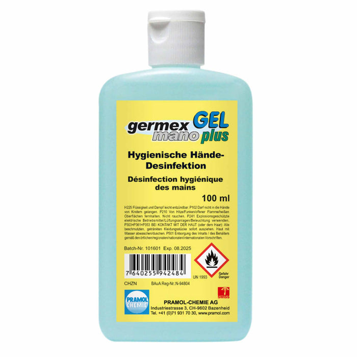 Germex Mano Plus Händedesinfektionsgel | mit Hautschutz | Pramol