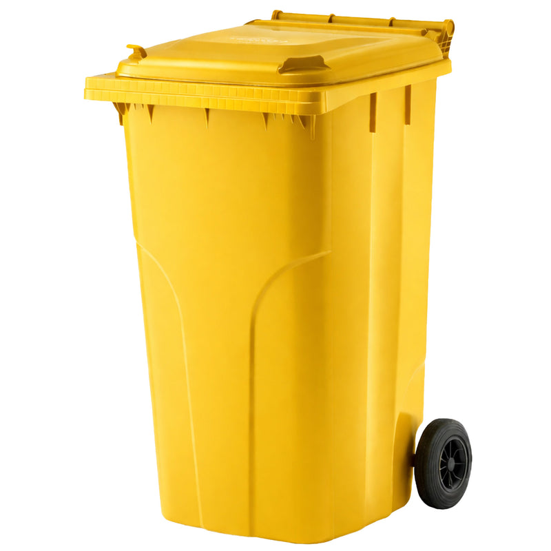 Kunststoffcontainer 120 Liter | bis 48 kg | UV-beständig | Vollgummireifen | VERWO