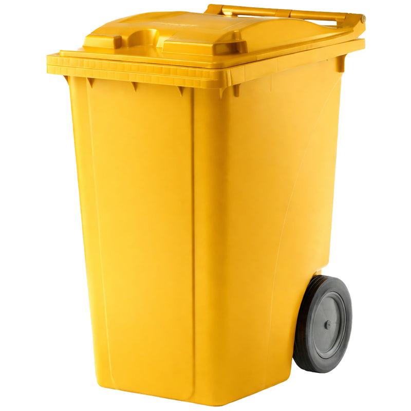 Kunststoffcontainer 360 Liter | bis 144 kg | UV-beständig | Vollgummireifen | VERWO