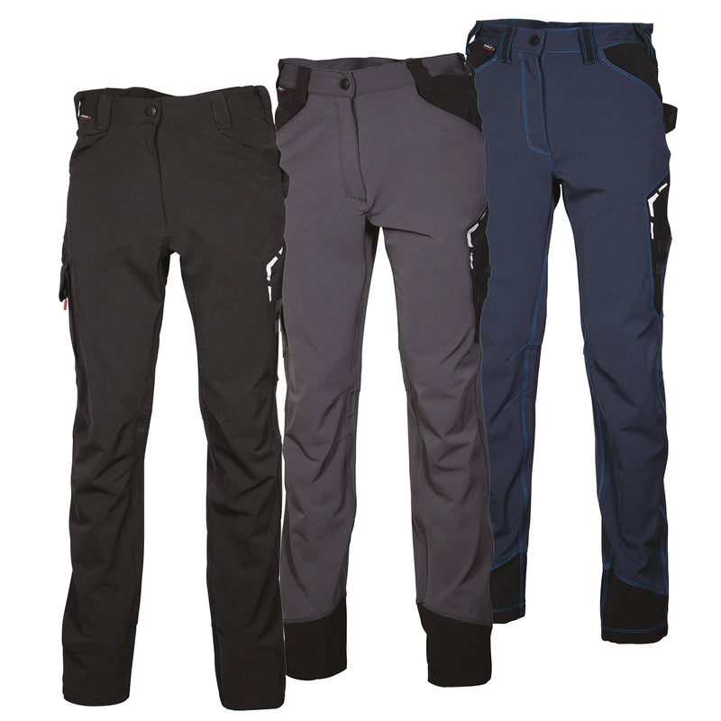 Arbeitshose HAGFORS | 250 g/m² | breite Vordertaschen | ergonomisch | dehnbarer Stretch | Cofra