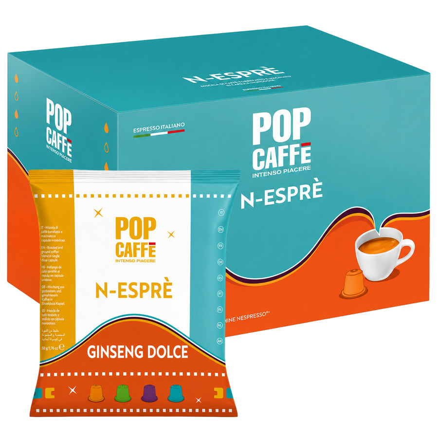 Ginseng Dolce N-Esprè-Kapseln | für Nespresso® | POP Caffè
