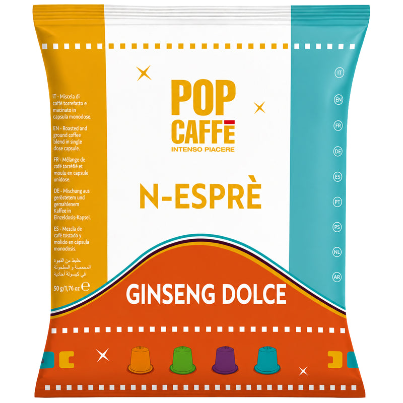 Ginseng Dolce N-Esprè-Kapseln | für Nespresso® | POP Caffè