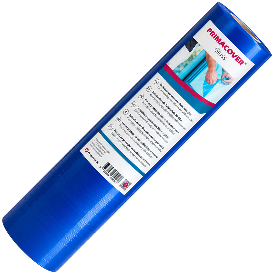 Fenster-Schutzfolie selbstklebend | 50 μm | 100 m | UV-beständig | lichtdurchlässig | für Fenster & Glas