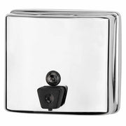 Flüssigseifenspender Edelstahl | 1300 ml | mit Druckknopf | Mediclinics DJ0115