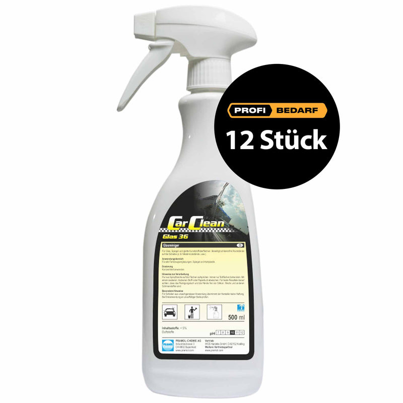 CARCLEAN Glasreiniger | für Autoscheiben & Spiegel | Pramol