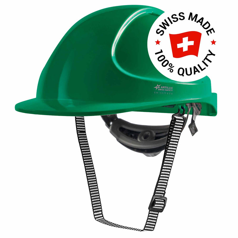 Schutzhelm ARTITOP SH300 | Polycarbonat | Schutzbrille | 2-Punkt-Kinnband | Schirm | ROTO-System | belüftet | Swiss Made | ARTILUX