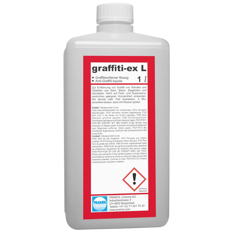Graffiti-EX L Graffitientferner | flüssiger Graffitireiniger | Pramol