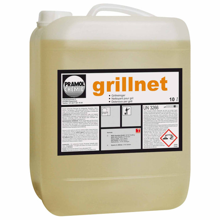 GRILLNET Küchenreiniger alkalisch | für Grill & Backofen | Pramol