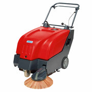 Akku-Kehrmaschine KS650 IBC | 750 W | 35 l | 71 cm | 3525 m²/h | 5,0 km/h | Cleanfix