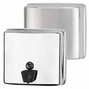 Flüssigseifenspender Edelstahl | 1300 ml | mit Druckknopf | Mediclinics DJ0115