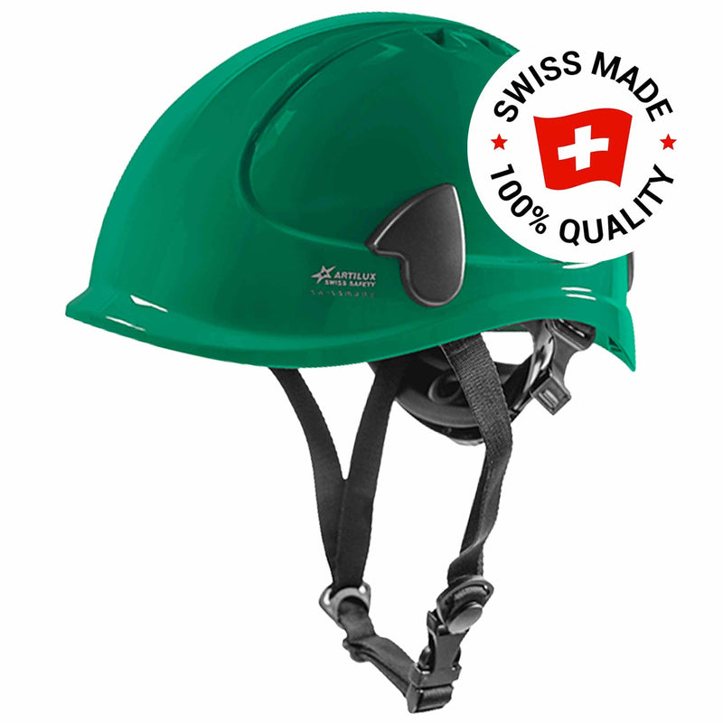 Schutzhelm ARTITOP SH510 | Polycarbonat | elektrisch isolierend | Schutzbrille | 4-Punkt-Kinnband | ROTO-System | belüftet | Swiss Made | ARTILUX