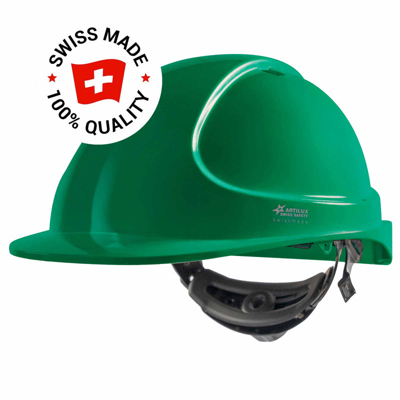 Schutzhelm ARTITOP SH300 | Polycarbonat | Schutzbrille | 2-Punkt-Kinnband | Schirm | ROTO-System | belüftet | Swiss Made | ARTILUX