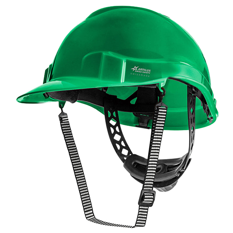 Schutzhelm ARTITOP SH100 | Polyethylen | 2-Punkt-Kinnband | Schirm | ROTO-System | belüftet | Swiss Made | ARTILUX