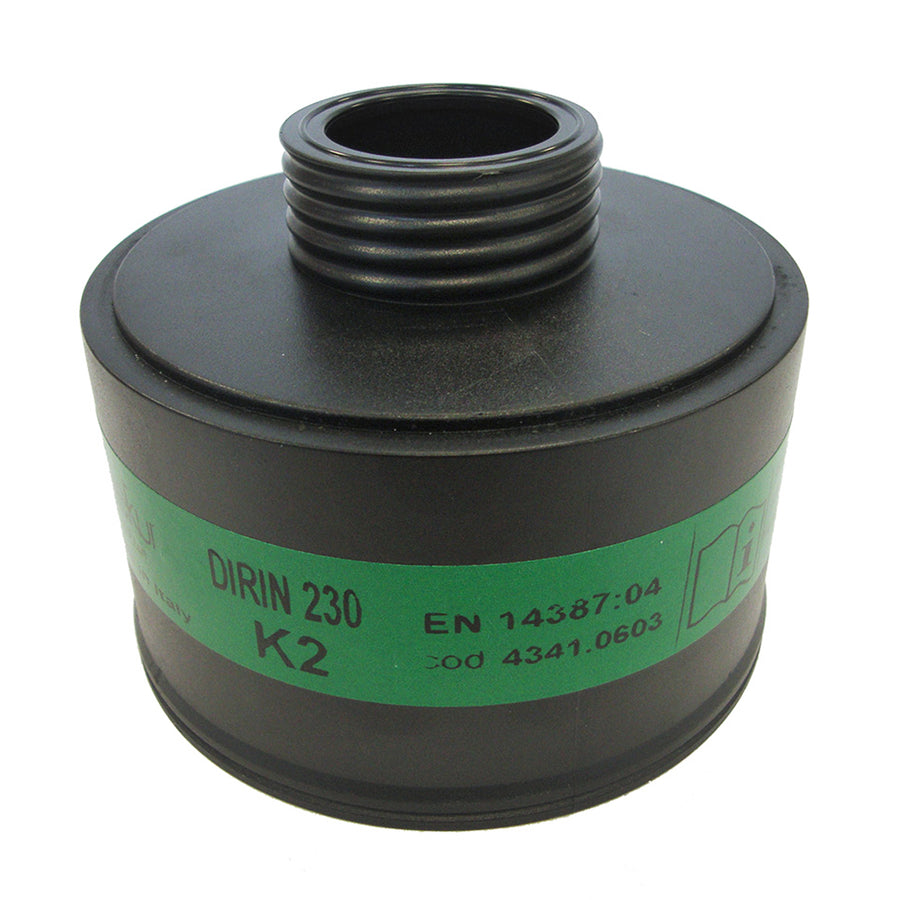 Ammoniakfilter DIRIN 230 K2 | DIN EN 14387 | Rundgewinde DIN EN 148-1 | Ekastu Safety
