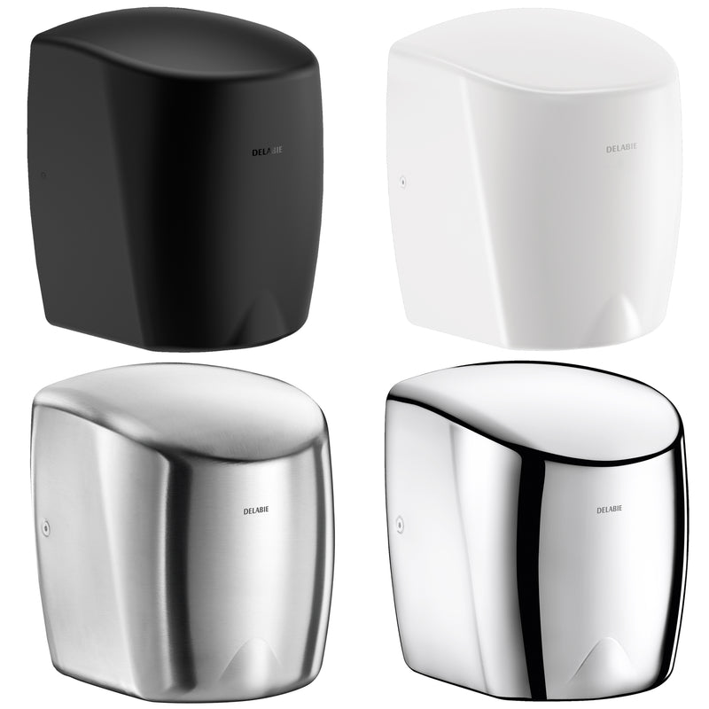 Elektronischer Händetrockner | Starkluftstrom | Edelstahl | Delabie HIGHFLOW