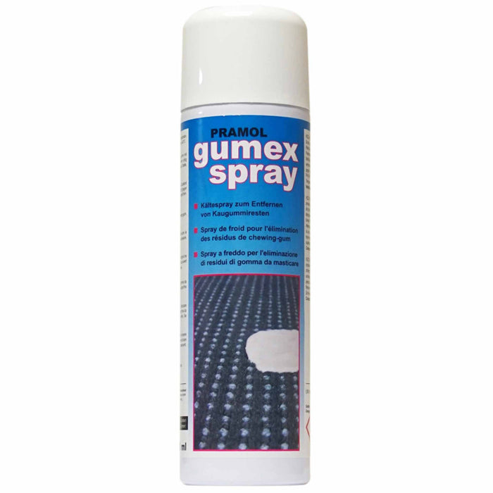 GUMEX Kaugummientferner für Teppiche | Kältespray | Pramol