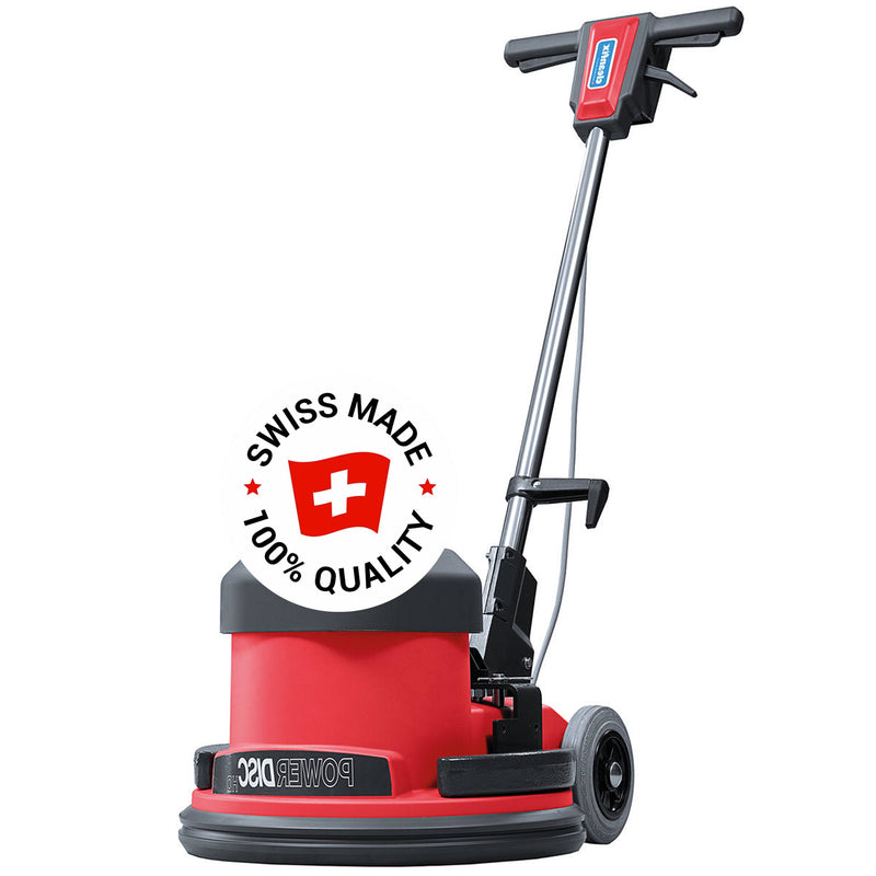 Einscheibenmaschine 44 cm | 1200 W | 68 Nm | 160 ¹/min | IPX4 | für Schleifen & Kristallisieren | Cleanfix Power Disc HD
