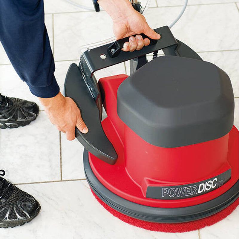 Einscheibenmaschine 44 cm | 1200 W | 68 Nm | 160 ¹/min | IPX4 | für Schleifen & Kristallisieren | Cleanfix Power Disc HD