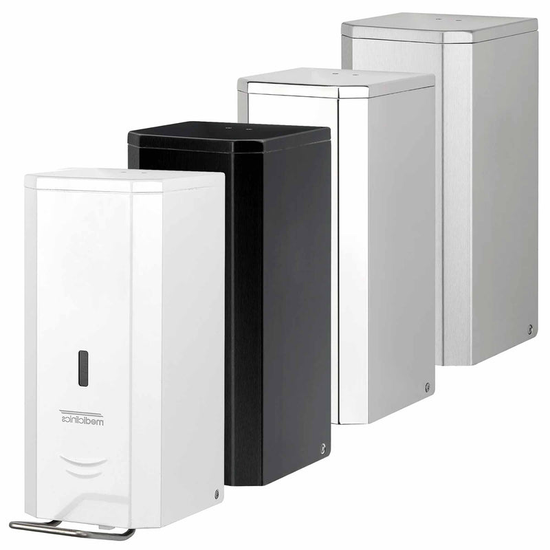 Schaumseifenspender Edelstahl | 1500 ml | mit Armhebel | Mediclinics DJFP035