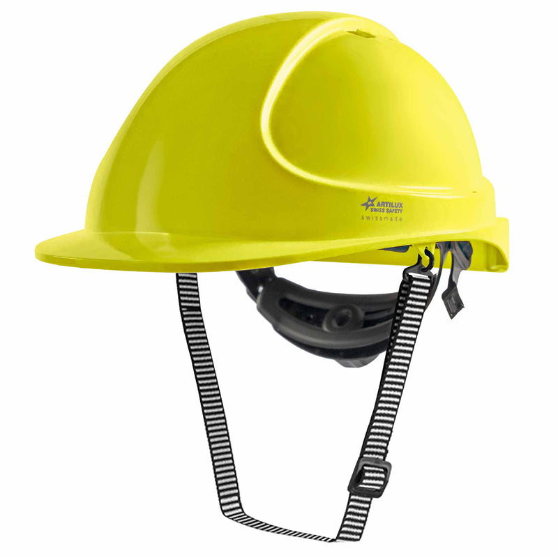 Schutzhelm ARTITOP SH300 | Polycarbonat | Schutzbrille | 2-Punkt-Kinnband | Schirm | ROTO-System | belüftet | Swiss Made | ARTILUX