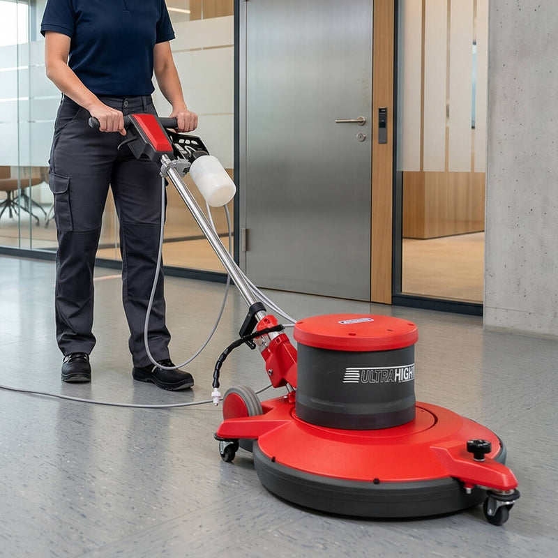 Einscheibenmaschine Ultra High-Speed 53 cm | 1320 W | 1100 U/min | 12 Nm | IPXO | Metallgehäuse | Cleanfix R53-1100 Ultra High-Speed
