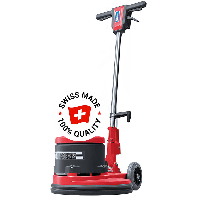 Einscheibenmaschine Metall 44 cm | 1200 W | 65 Nm | 180 ¹/min | IPX 4 | Metallgehäuse | Cleanfix R44-180