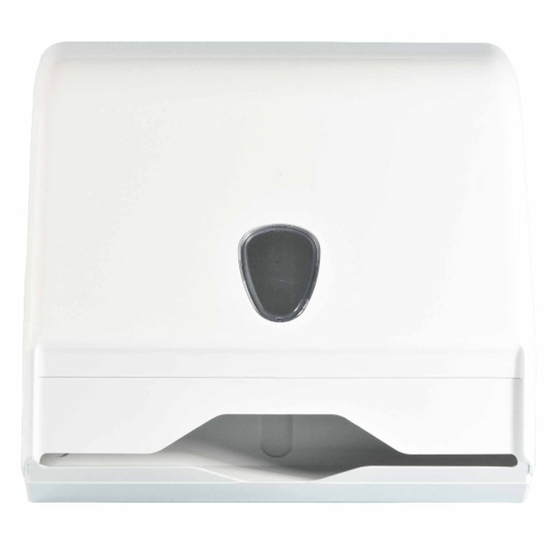 Papierhandtuchspender | alle Falz-Arten | ABS Kunststoff Weiss | 250 Blatt | abschliessbar