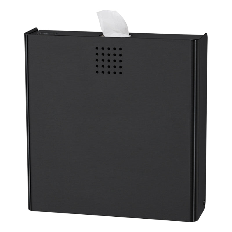 Hygieneabfallbehälter mit Hygienebeutelspender | Edelstahl mit Feinstruktur | PROOX 400