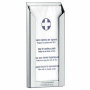 Hygienebeutelspender Edelstahl | für 50 Beutel | Mediclinics DBH100