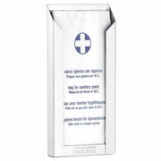 Hygienebeutelspender Edelstahl | für 50 Beutel | Mediclinics DBH100