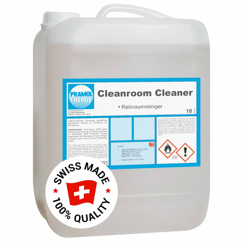 Cleanroom Reinraumreiniger | bis Reinraumklasse 3 | Pramol