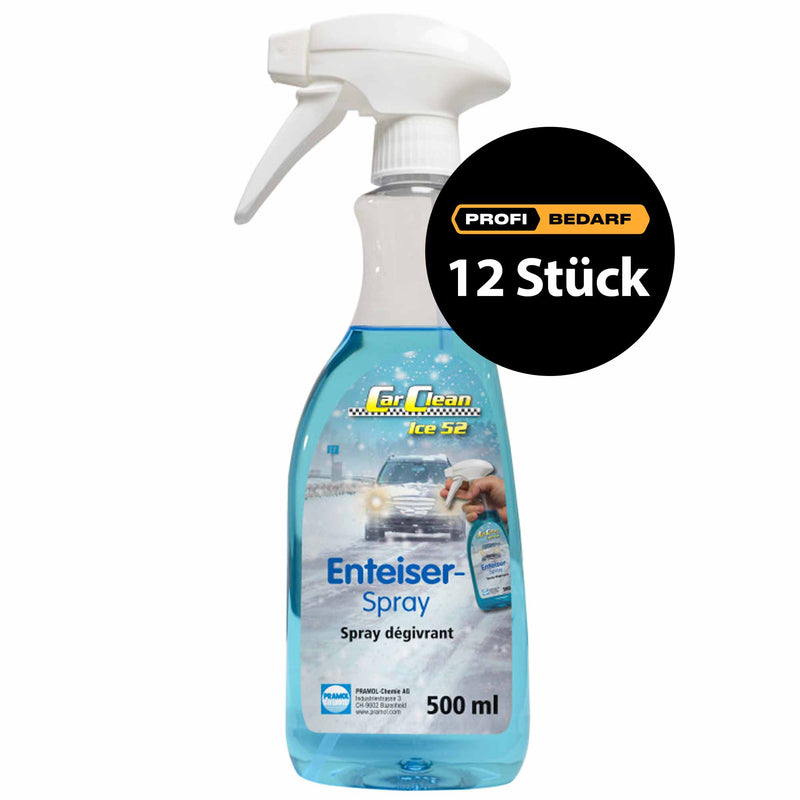 CARCLEAN Ice Enteiserspray | Antibeschlagsspray | für Autoscheiben | Pramol