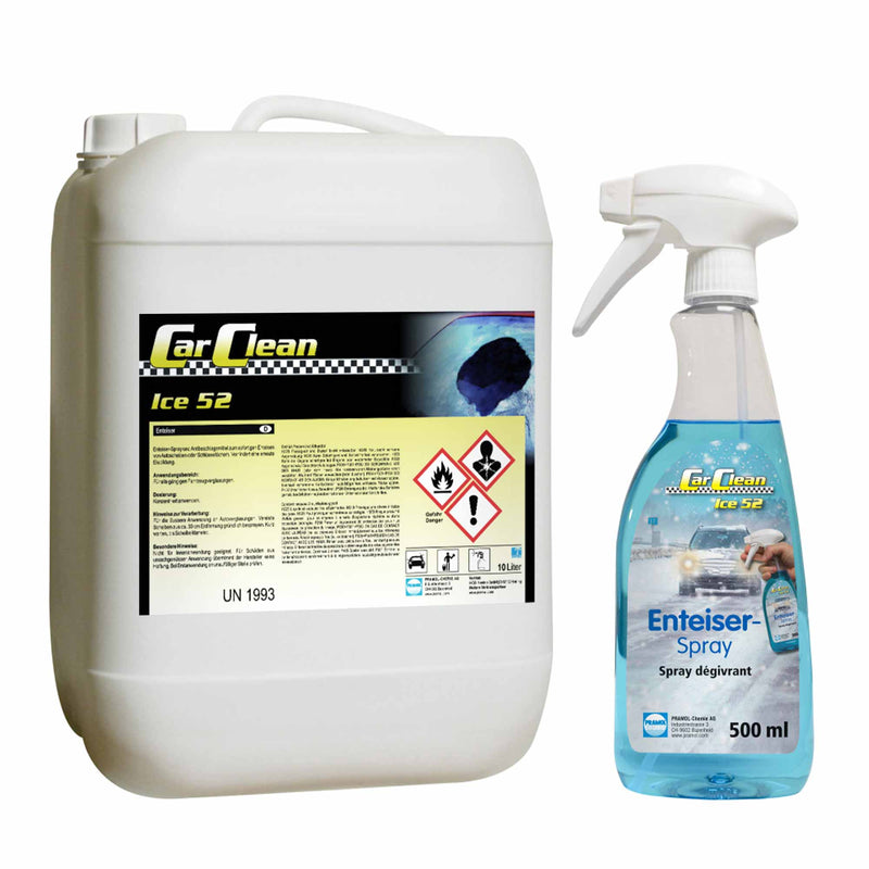 CARCLEAN Ice Enteiserspray | Antibeschlagsspray | für Autoscheiben | Pramol