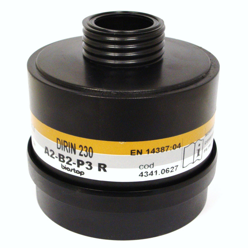 Kombifilter DIRIN 230 A2 B2-P3R D | DIN EN 14387 | Rundgewinde DIN EN 148-1 | Ekastu Safety