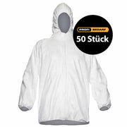 Einweg-Schutzjacke Tyvek® 500 PP33 | mit Kapuze & Reissverschluss | Kategorie 3