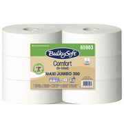 Toilettenpapier Comfort Recycling Maxi Jumbo | 2-lagig | de-inked | 300 m | BulkySoft®