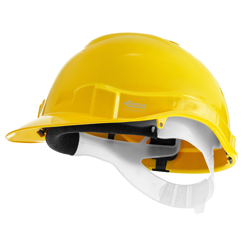 Schutzhelm ARTITOP SH100 | Polyethylen | 2-Punkt-Kinnband | Schirm | ROTO-System | belüftet | Swiss Made | ARTILUX