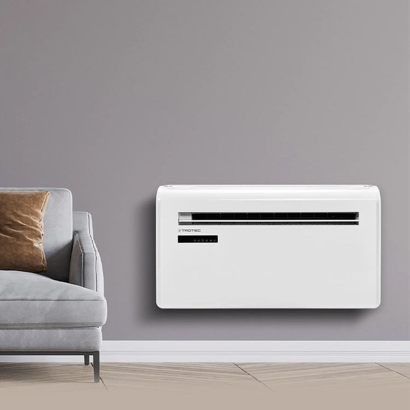 Wand-Klimaanlage | mit Wifi & Heizfunktion | 16 - 30 °C  | 3-stufig | 85 m³ | Trotec PAC-W 2650 SH