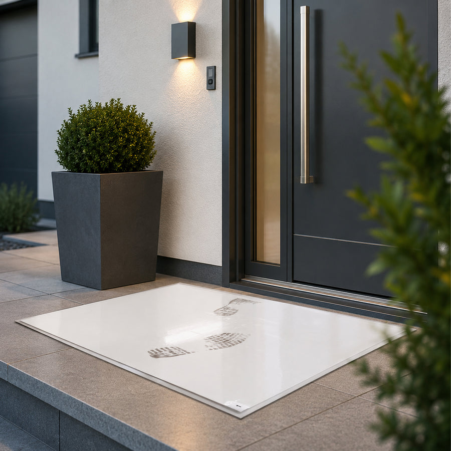 Klebematte 78 x 62 cm | 30 Klebefolien | 45 μm | rutschsichere Grundplatte | Reinraummatte