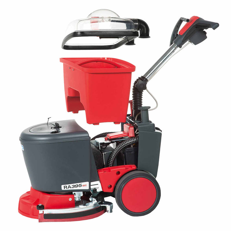 Akku-Scheuersaugmaschine RA395 IBC | 1150 m²/h | 39 cm | 70 mbar | integriertes Ladegerät | Cleanfix