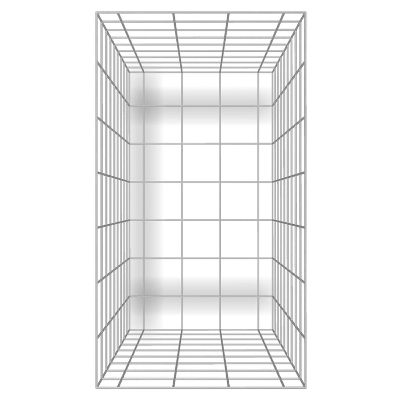 Abfallkorb 27 Liter | Edelstahl matt | Drahtkorb | PROOX 265
