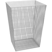 Abfallkorb 74 Liter | extra robust | Edelstahl matt | Drahtkorb | PROOX 260