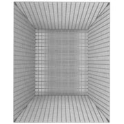 Abfallkorb 74 Liter | extra robust | Edelstahl matt | Drahtkorb | PROOX 260