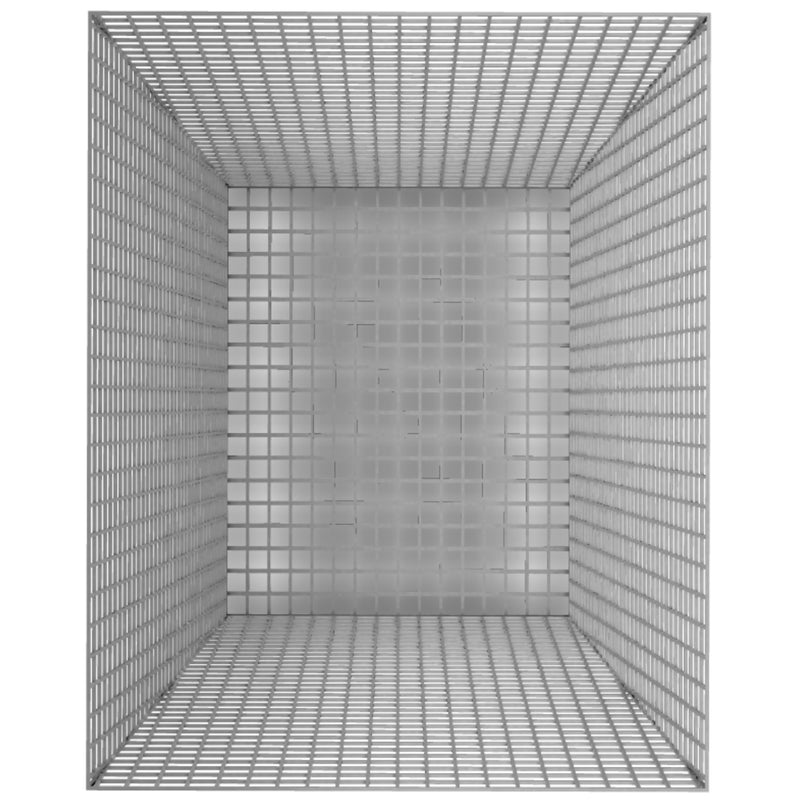 Abfallkorb 74 Liter | extra robust | Edelstahl matt | Drahtkorb | PROOX 260