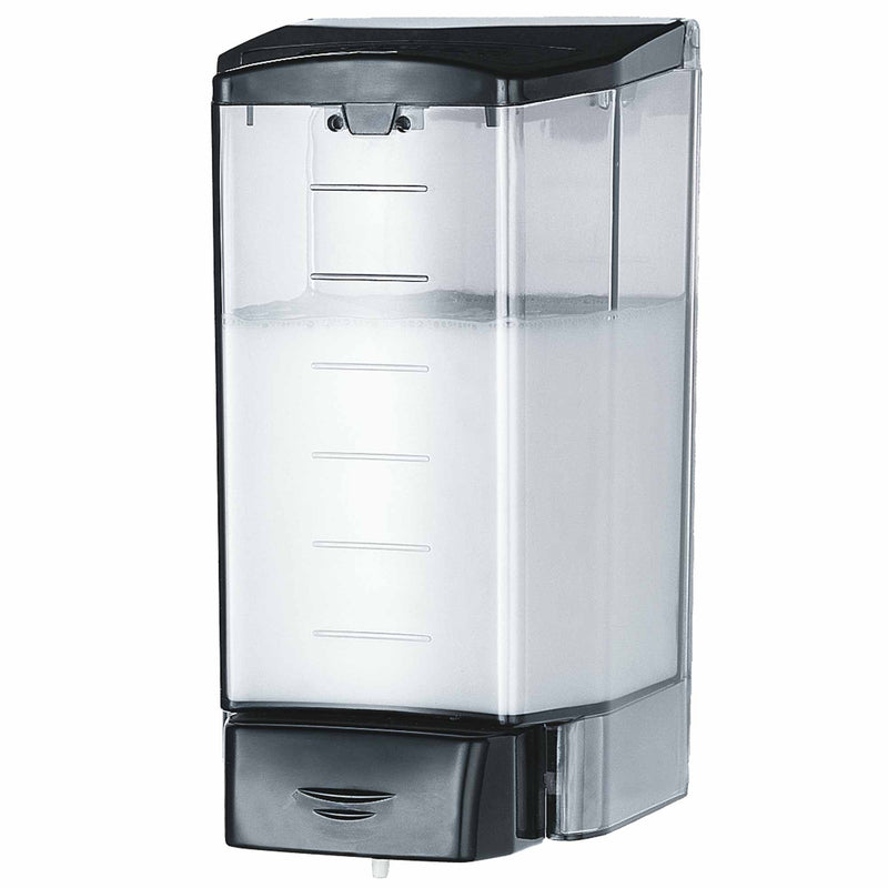 Flüssigseifenspender ABS Kunststoff | 1100 ml | mit Druckknopf | Mediclinics DJ00010