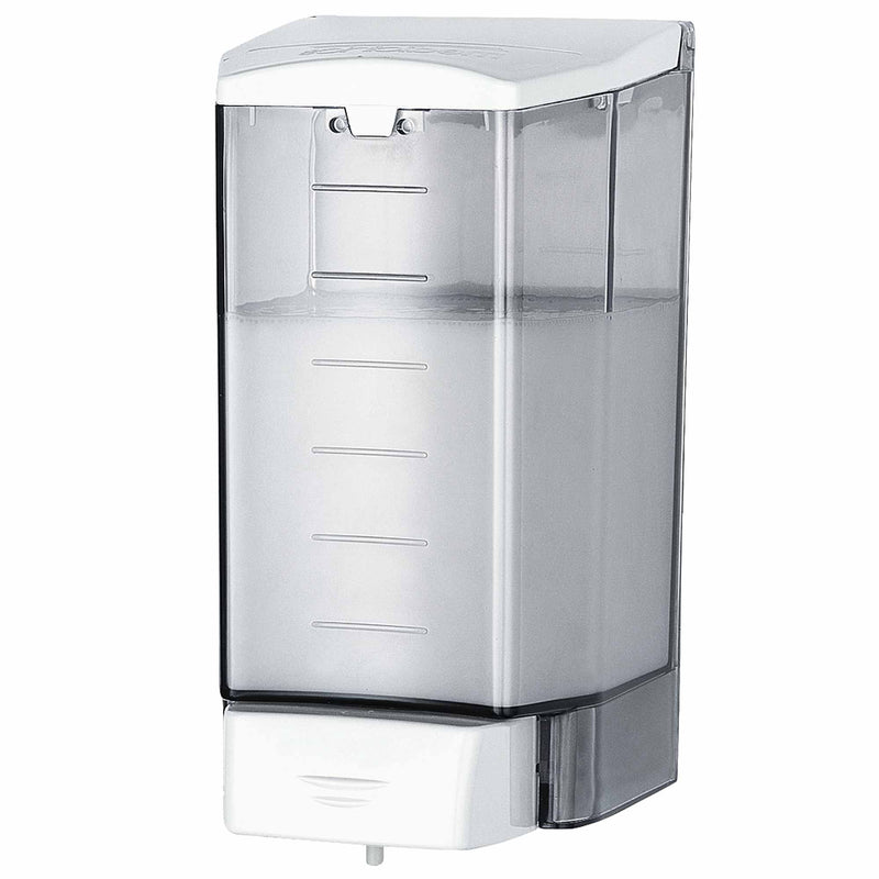 Flüssigseifenspender ABS Kunststoff | 1100 ml | mit Druckknopf | Mediclinics DJ00010