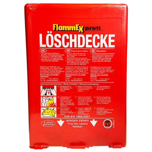Löschdecke Profi Glasfaser | 110 x 180cm-Profibedarf Online-Shop