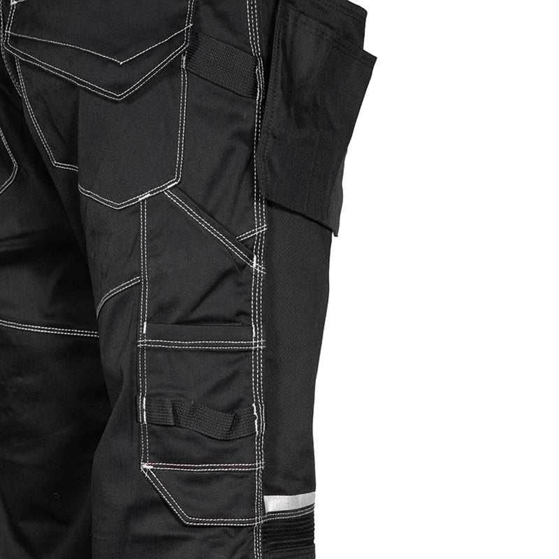 Arbeitshose LEMNO | 250 g/m² | ergonomisch | Stretch-Einsätze | Abnehmbare Nageltaschen | Cofra